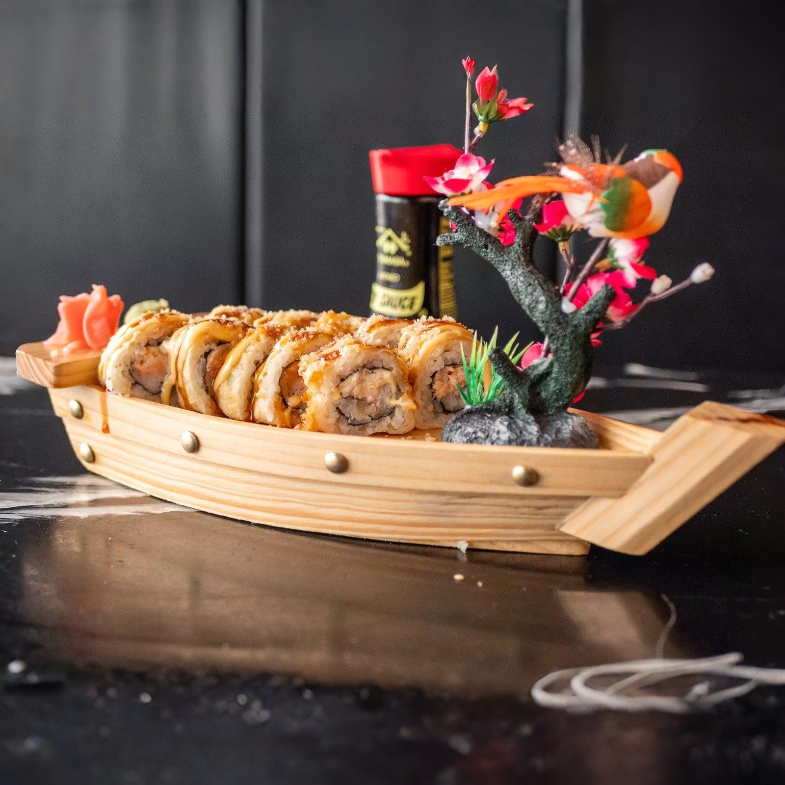 Kamikaze Deep Fried Roll.